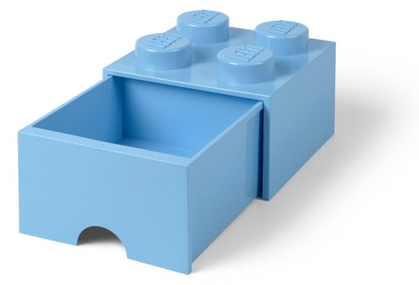 Scatola portaoggetti azzurra quadrata - LEGO®