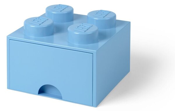 Scatola portaoggetti azzurra quadrata - LEGO®
