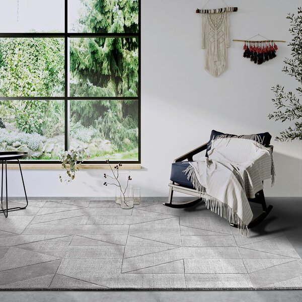 Tappeto grigio in lana tessuto a mano 120x170 cm Ursule - Villeroy&Boch