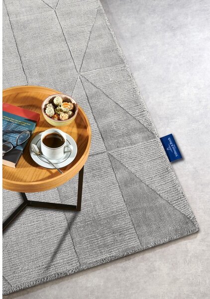 Tappeto grigio in lana tessuto a mano 160x230 cm Ursule - Villeroy&Boch