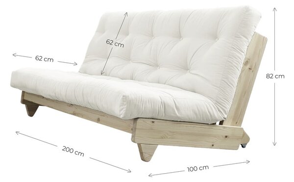 Divano variabile Naturale chiaro/Beige grano Fresh - Karup Design