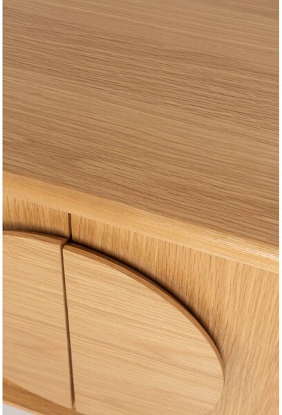 Cassettiera bassa in rovere naturale 120x58 cm Groove - Zuiver