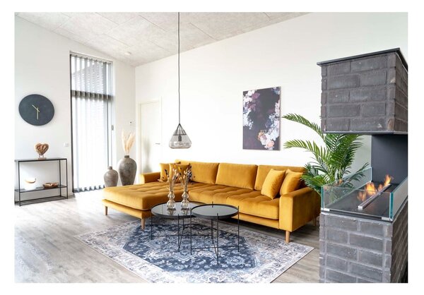 Tavolino rotondo nero ø 70 cm Venezia - House Nordic
