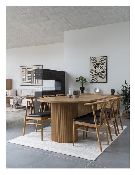 Tavolo da pranzo effetto pioppo 100x210 cm Boavista - House Nordic