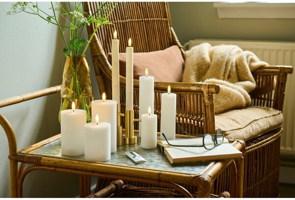 Decorazioni luminose bianche in set da 3 pezzi su USB Smilla - Sirius