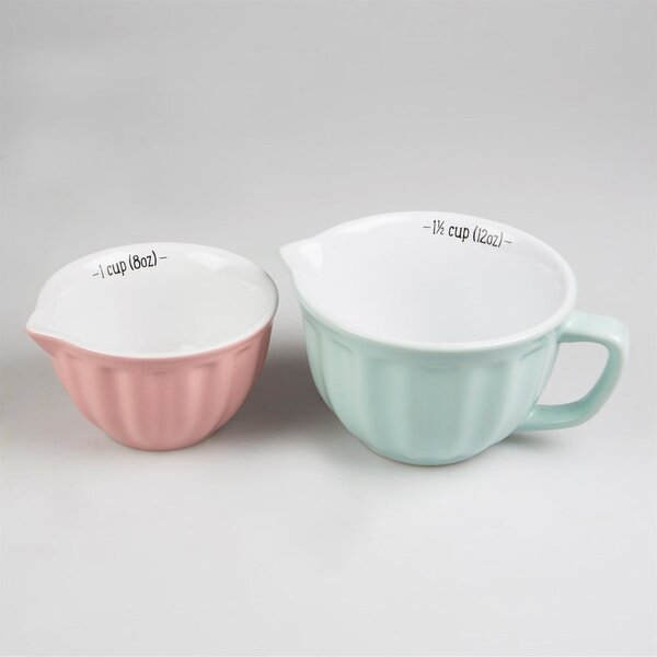 Set di 4 misurini in gres Retro - Sass & Belle