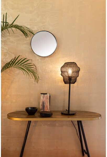 Lampada da tavolo nera Lena - White Label