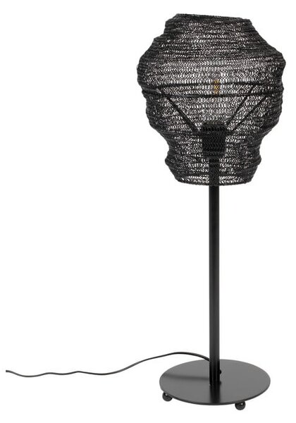 Lampada da tavolo nera Lena - White Label