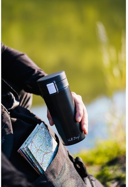 Termos da viaggio nero, 400 ml Fuori - Vialli Design