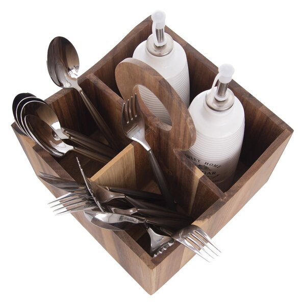Supporto in legno per utensili da cucina Wooden - Orion