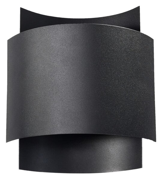 Lampada da parete nera Forgmi - Sollux