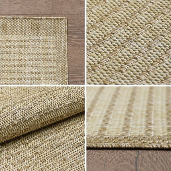 Tappeto tondo beige per esterni ø 120 cm Giza - Ayyildiz Carpets