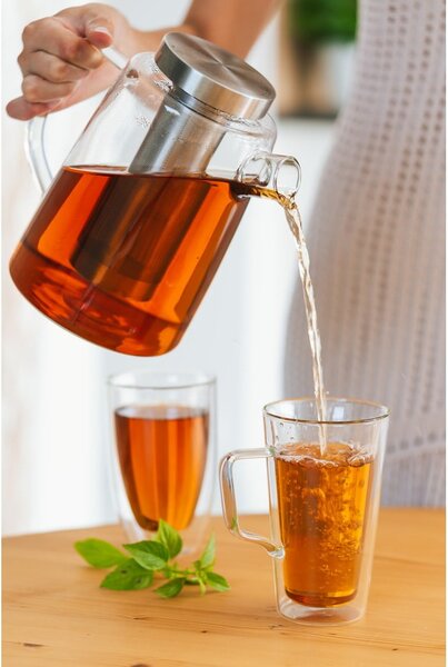 Teiera in vetro , 1,5 l - Vialli Design