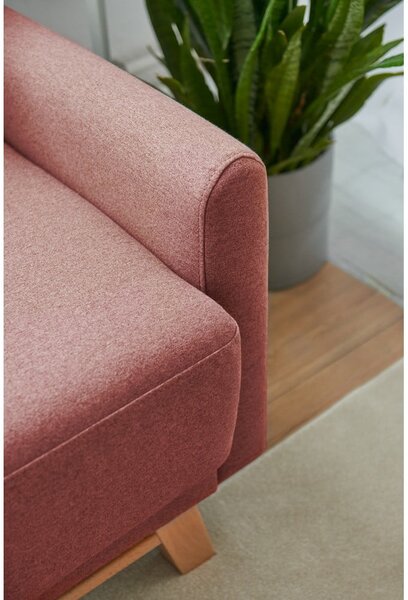 Divano letto variabile rosa ad angolo Pop - Bonami Selection