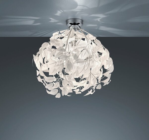 Apparecchio da soffitto bianco, altezza 58 cm Leavy - Trio