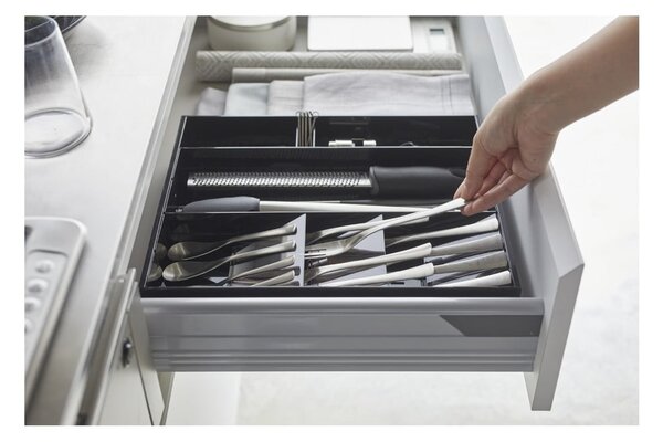Credenza in plastica nera per cassetto 47,5 x 35 cm - YAMAZAKI
