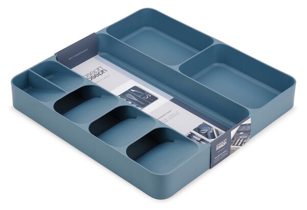 Organizzatore per cassetti da cucina blu DrawerStore Compact Sky - Joseph Joseph