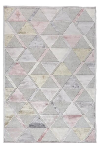 Tappeto grigio , 160 x 230 cm Margot Triangle - Universal