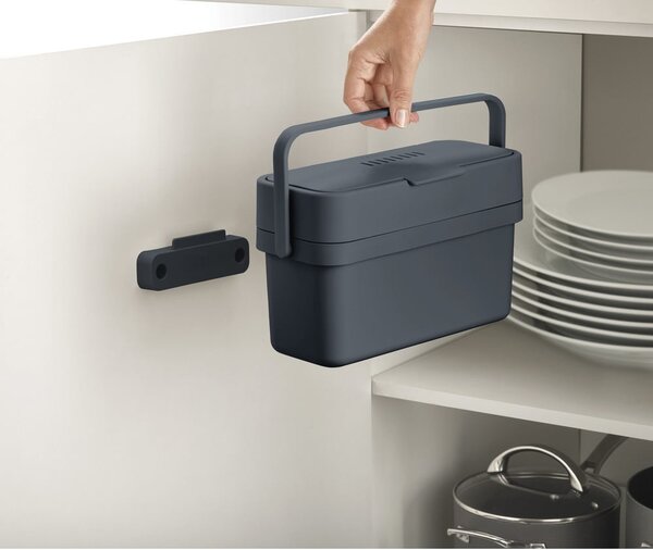 Contenitore per rifiuti compostabili nero da 4 l Compo - Joseph Joseph