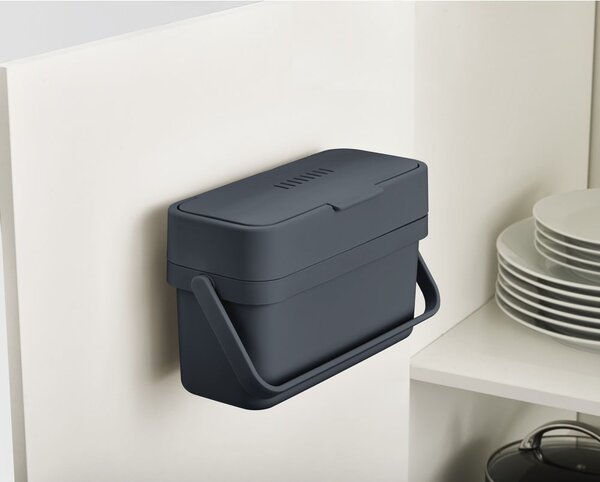 Contenitore per rifiuti compostabili nero da 4 l Compo - Joseph Joseph