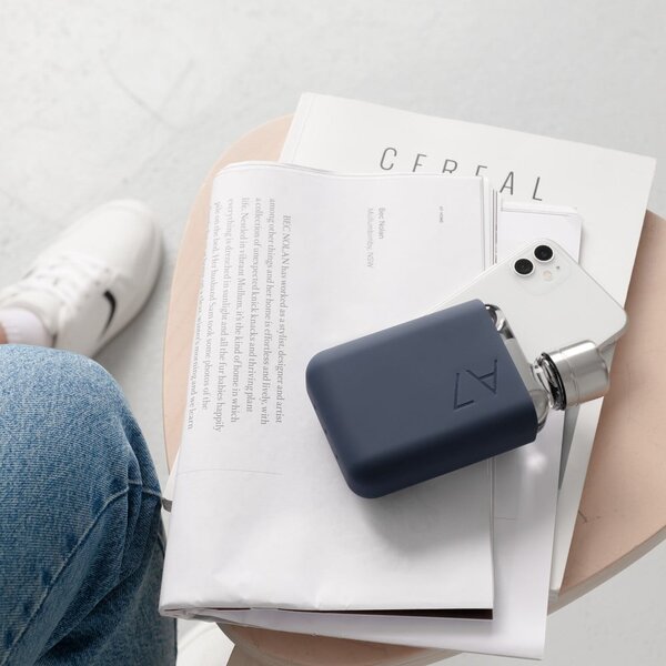 Custodia in silicone blu A7 - Memobottle
