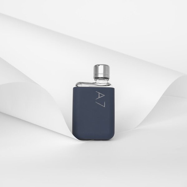 Custodia in silicone blu A7 - Memobottle