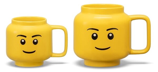Tazza per bambini in ceramica gialla 530 ml Head - LEGO®