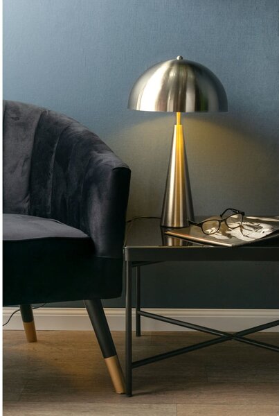 Lampada da tavolo in argento, altezza 51 cm Sublime - Leitmotiv