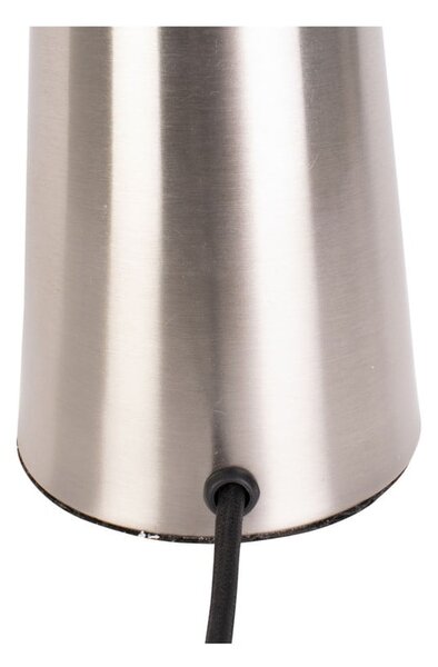 Lampada da tavolo in argento, altezza 51 cm Sublime - Leitmotiv