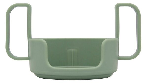 Manico verde per tazza per bambini - Design Letters