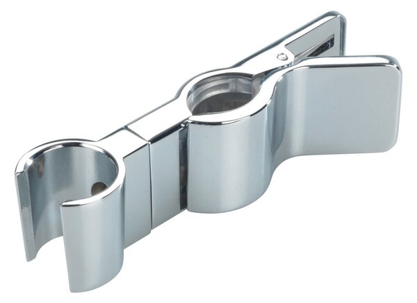 Supporto per soffione doccia in acciaio inox in argento lucido - Wenko