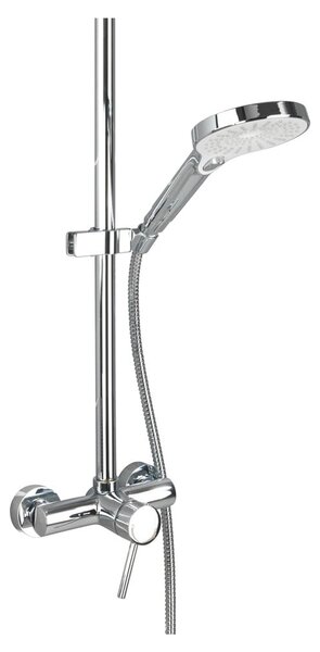 Supporto per soffione doccia in acciaio inox in argento lucido - Wenko