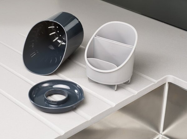 Portaposate e utensili da cucina grigio Dock - Joseph Joseph