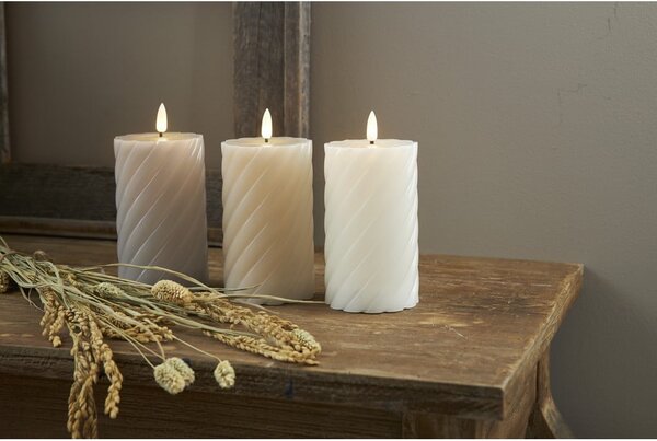 Candela LED (altezza 15 cm) Flamme Swirl - Star Trading
