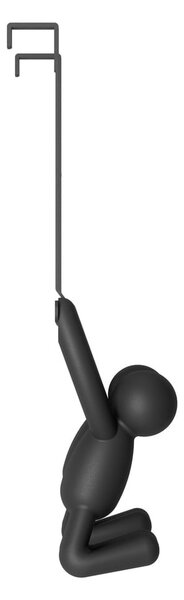 Appendiabiti in plastica nera da 22 cm Buddy - Umbra