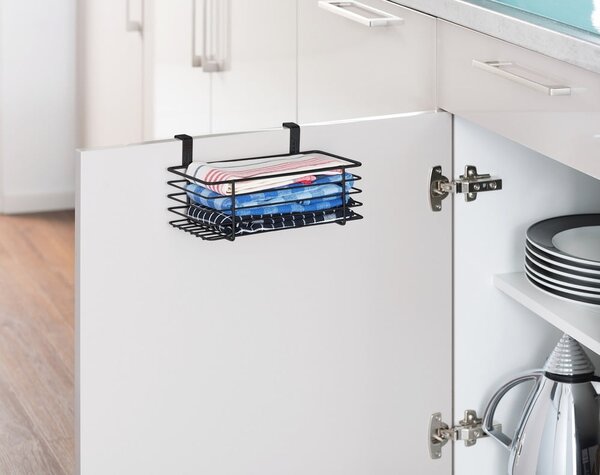 Wenko Cestino Porta Pane Bela - Nero, Perfetto Per Panini E Baguette, 27x17x11.5 Cm - Foto 2