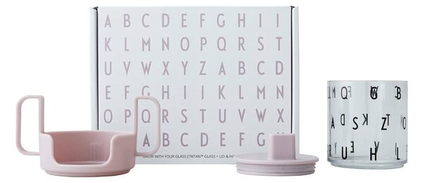 Tazza per bambini viola lavanda Grow With Your Cup Grow with Your Cup - Design Letters