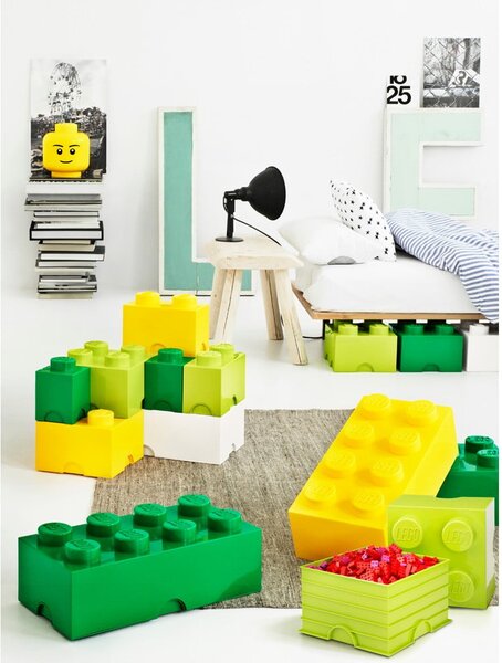 Scatola portaoggetti nera quadrata - LEGO®