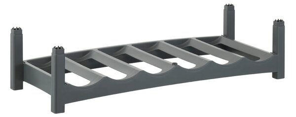 Portabottiglie in plastica grigio Vario - Rotho