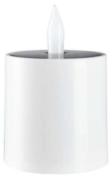 Candela LED solare bianca da esterno, altezza 7,3 cm Saul - Star Trading