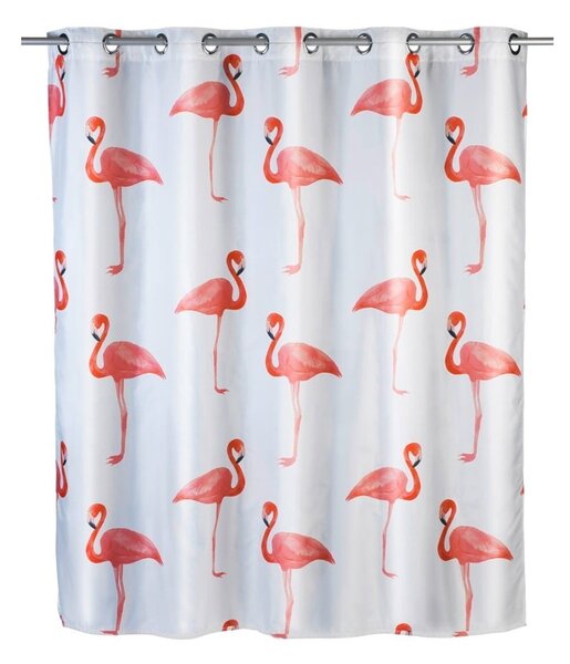Tenda da doccia con rivestimento antimuffa , 180 x 200 cm Flamingo - Wenko