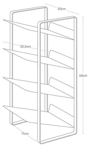 Supporto per bottiglie Tower - YAMAZAKI