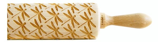 Rullo per pasta in legno goffrato Dragonfly - Valek