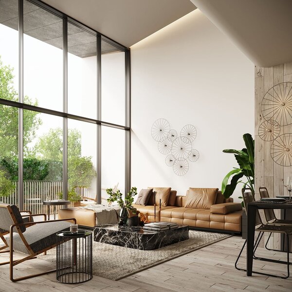 Lampada da soffitto nera ø 30 cm Soho - Sollux