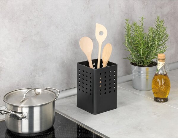 Supporto in metallo per utensili da cucina Silio - Wenko