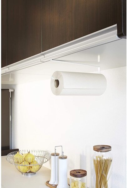 Porta asciugamani da cucina appeso bianco Yamazaki Tower - YAMAZAKI