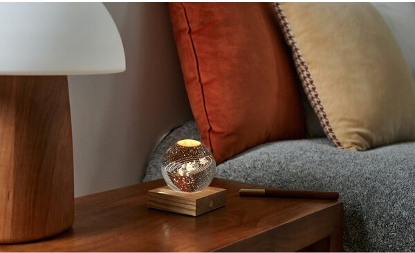 Decorazione luminosa marrone scuro con ricarica USB Amber – Gingko