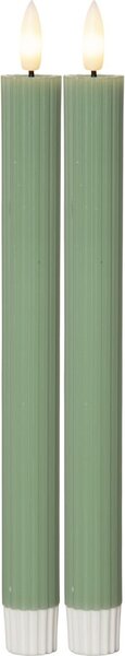 Candele LED in set da 2 (altezza 25 cm) Flamme Stripe - Star Trading