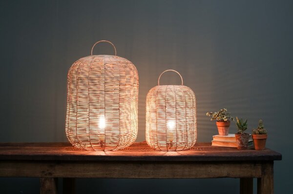 Lampada da tavolo in vimini, altezza 65 cm Noko - Nkuku