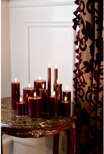 Candele LED in set da 3 (altezza 15 cm) Sille - Sirius